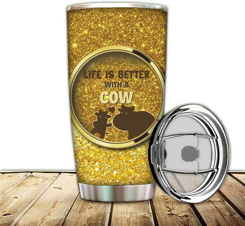 Once Upon A Time There Was A Girl Who Loves Cows Vacuum Tumbler Mug Once Upon A Time There Was A Girl Who Loves Cows Vacuum Tumbler Mug